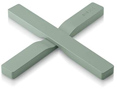 EVA SOLO | 2 Magnetic Trivets | Silicone-coated Nylon | Fadded Green
