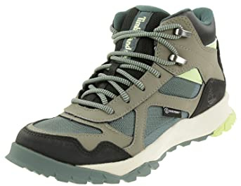 Timberland Lincoln Peak Lite Mid F/L Wp, Stivali, Donna, Md Grey Lthr W Grn, 41.5 EU