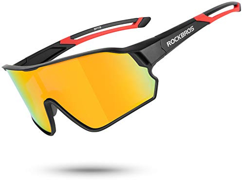 ROCKBROS Gafas de Ciclismo Polarizadas Para Hombre y Mujer