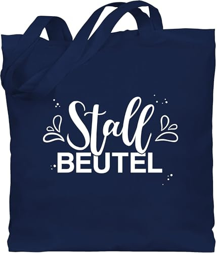 Shirtracer - Baumwolltasche - Pferde - Taschen - Stallbeutel Lettering