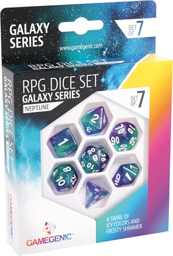 Gamegenic Set de Dados para rol Neptune (7pcs)