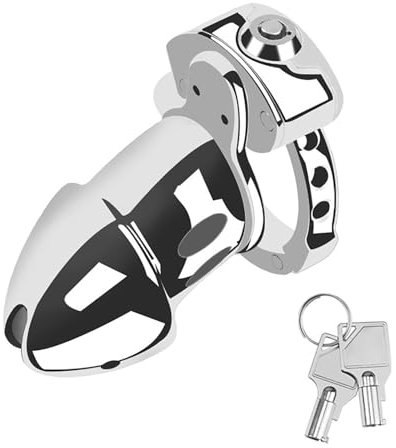 TOUNID Edelstahl Chastity cage für männer Verstellbarer Keuschheitsgürtel für männer Keuschheitskäfig herren klein extreme penisbeschränkung Chastity belt Sissy cage Peniskäfig SM spielzeug für paare