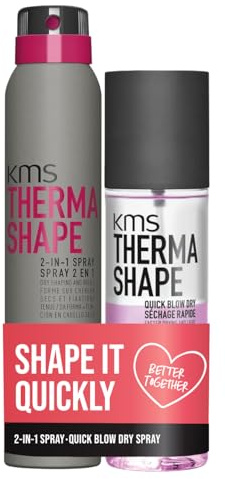 KMS THERMASHAPE Set – Hitzeschutz, Glanz & Schnellere Styling-Routine