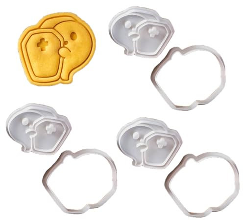 Moldes para hornear galletas con forma de fantasma de Halloween, resistentes moldes para hornear galletas