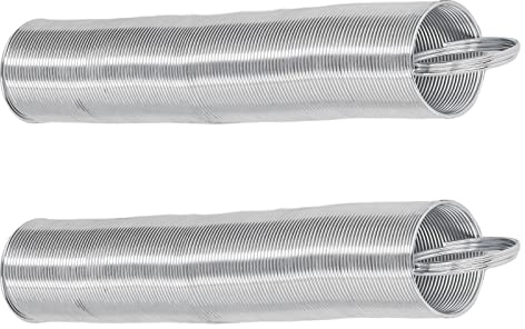 2 Pieces Extension Spring, Electric Fence Gates Stainless Steel 16 Feet Fence Spring Gate Closer for Livestock Pastures ﻿