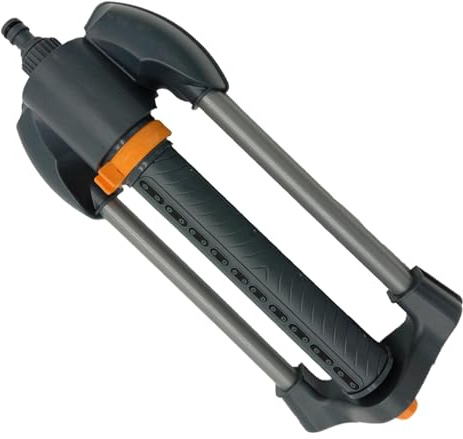 Irrigatore oscillante, con design oscillante regolabile, 39 x 16 x 7 cm, sistema di irrigazione automatico da giardino, irrigatore per prato esterno, gamma di spruzzo regolabile, per patio o giardino