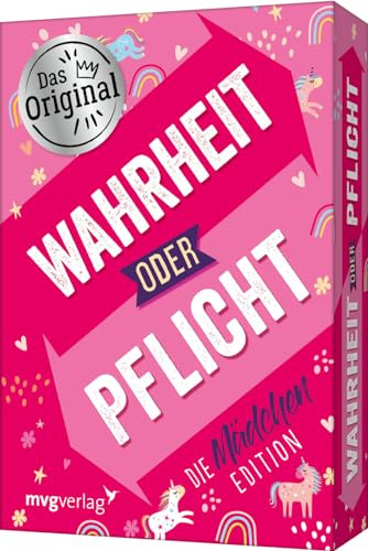 Wahrheit oder Pflicht – Die Mädchenedition: | Das Original. Der Klassiker unter den Partyspielen. Das perfekte Geschenk für Geburtstag, Weihnachten ... Weihnachten, Schulanfang. Ab 12 Jahren