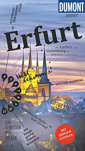 DuMont direkt Reiseführer Erfurt: Mit großem Cityplan