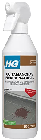 HG Smacchiatore di pietra naturale, detergente efficace per rimuovere il grasso di pietra naturale e piastrelle di marmo, detergente spray concentrato, prodotto 41-500ml (227050109)