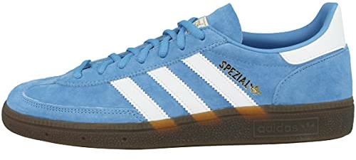 adidas Handball Spezial Men's Shoes, Light Blue/Cloud White/Gum, Size 11