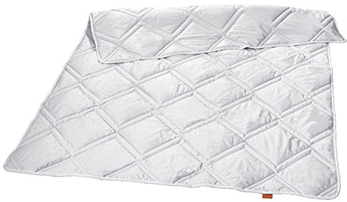 sleepling Bettdecke Kamelhaar 200x220 cm, Kamelhaardecke, Ganzjahresdecke, Kamel Decke, Steppdecke 200 x 220, Bezug aus Baumwolle, Made in Germany, Ökotex