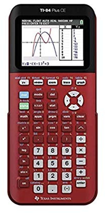 TI-84 Plus CE Color Graphing Calculator, White
