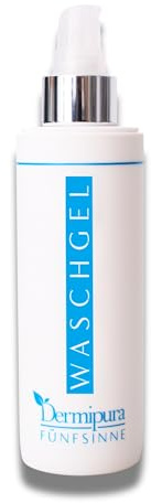 FÜNFSINNE | Dermipura | Mildes Gesichtswaschgel für Mischhaut, klärt die Haut und hilft, Mitesser sichtbar zu reduzieren