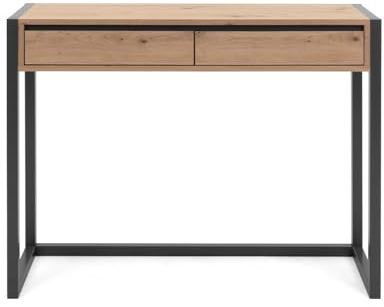 Konsolentisch Denver in Artisan Eiche und Anthrazit Industrial Look Wandtisch 100 x 75 cm