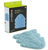 H2O HD 3X Chiffons Corail - Chiffons H2O HD Super absorbants, Paquet de 3 - Accessoires pour Nettoyeur Vapeur H20 HD pour - Nettoyage des sols, des Tapis et des Tissus d'ameublement