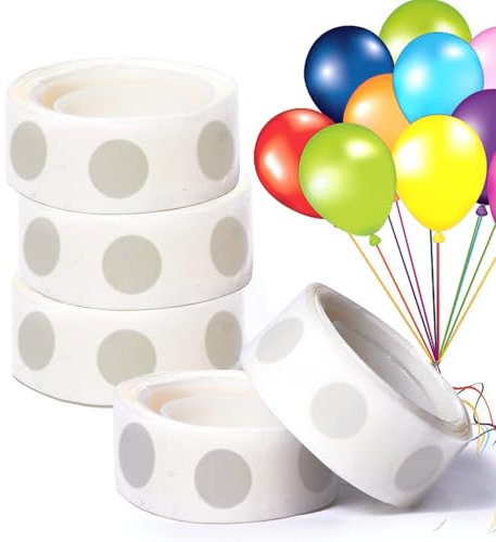 Twins Markhor®500 Pieces Glue Sticky Dot for Balloons Sticky Dots Double Sided Tape for DIY Craft Decorations,Glue Balloon Dots Double Sided Balloon Stickers for Crafting (500, 2)