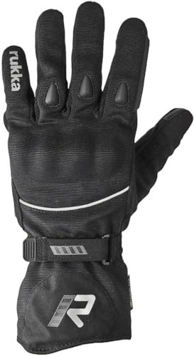 Rukka Virium 2.0 GTX Motorrad Handschuhe, schwarz/weiß, 6