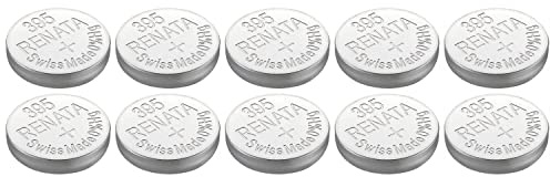 RENATA Lot de 10 Piles Bouton Silver Oxyde 395 / SR927SW 0% Mercure