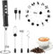 FITNATE Milchaufschäumer Handgerät, Wiederaufladbarer elektrischer Milchaufschäumer Getränkemixer 3 Geschwindigkeiten, Aufschäumer für Kaffee, heiße Schokolade, Cappuccino, inklusive Aufschäumertasse