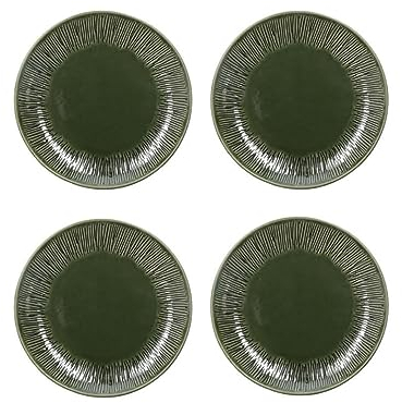 Mikasa Jardin 4pc Stoneware Side Plate Set, 22cm, Gift Boxed