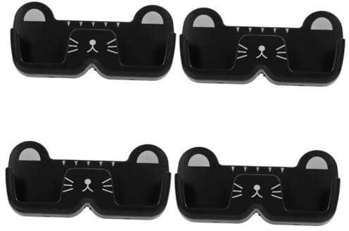 TOPBATHY 4 Stück Brillenregal Brillenetui Brillenhalter Glasvitrinen Brillengestelle Wand-Brillen-Organizer Glasbrillen-Organizer Haushalt Lagerregal Leiste Sonnenbrille Aufbewahrungskiste