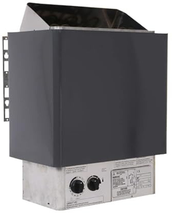 ZYJIX Calentador De Sauna Eléctrico De 3-6kw, Estufa De Sauna De Vapor Seco De 220v con Controlador Interno Y Temporizador para El Hogar, Hotel, Sala De Sauna, SPA Y Baño(Color:4.5kw)