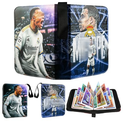 Fussball Karten Sammelalbum, 65 Seiten 520 Karten Fußballsammelalbum Karten Abbauen Sammelalbum für Fußball Karten Autogrammkarten Album für Ufbewahrung von Sammelkarten, Fußballkarte