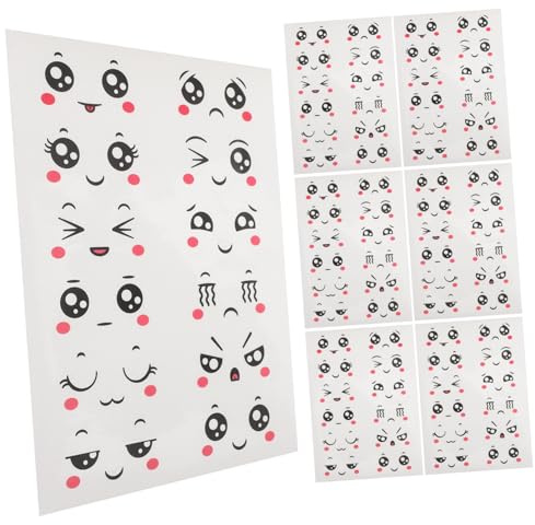 HAWILLOSCH 10blätter Selbstklebende Ostern Emoticon Aufkleber Kreative Sticker Für Ostereier Lustige Motive Und Augen Für Bastelprojekte Geschenkdekoration Und Feiertagsspaß