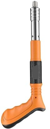 TIEOAXFT Steel Nail Gun Silencing Wall Fastener Manual Air Nailer Adjustable Anchor Wire Slotting Device Metalworking Rivet Gun Tools(Gun without Nail)