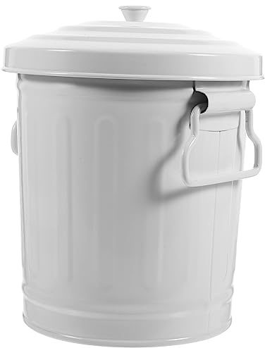 Artibetter Office Pen Holder Storage Bucket Iron Desk Organizer Makeup Brush Holder Trash Can for Desk Supplies Organisers