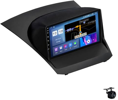 Generico Autoradio Android 14 Double DIN per F-ORD Fiesta 2008-2019 Navigatore GPS Satellitare 9 Lettore Video multimediale DSP Integrato FM BT WiFi SWC 4G 5G Carplay Plug And Play, M100S