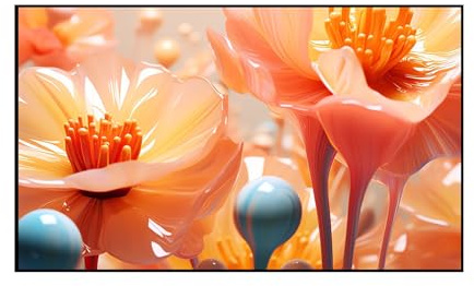 Projector Screen Fixed Frame Projection Screen 72 inch 16:9, 4K/8K UHD, Wall Mounted for Standard, Short Throw and UST Projectors, Home Theater