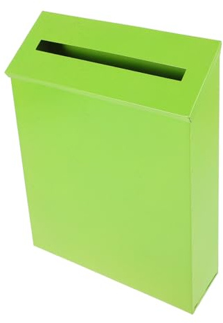 Gatuida Cassetta Postale Vintage da Parete in Ferro Resistente per Esterni Design Sospeso Sicuro e Decorativo Verde Chiaro Facile Installazione e Accesso Rapido alla Posta