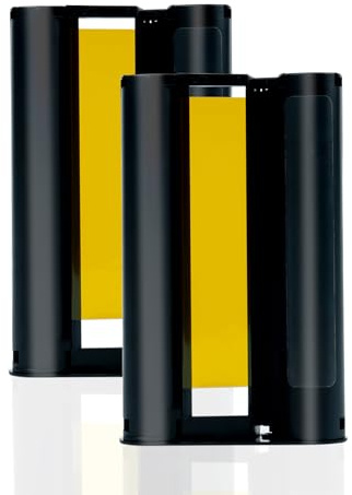 2 Pack Kompatibel mit Liene Amber M100/M200/M110/M210 10x15 cm Farbbänder | 2 Farbband Drucken 80 Blatt 4x6 Foto, für Thermosublimationsdruck, Wasser/Oxidationsschutz, für Album/Rahmung (Ohne Papier)