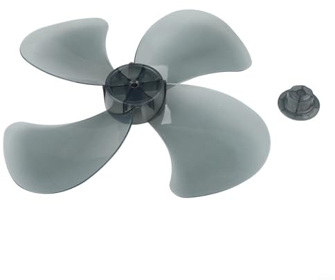 Accessoire de rechange pour ventilateur électrique, 35,6 cm en plastique PP léger à 4 pales pour ventilateurs de sol, muraux et de table, fonctionnement silencieux et installation facile pour