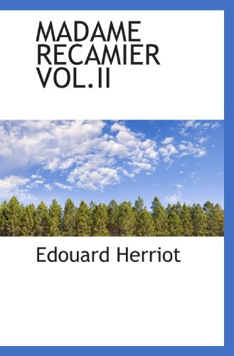 MADAME RECAMIER VOL.II