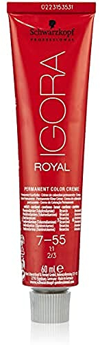 Schwarzkopf IGORA Royal Premium-Haarfarbe 7-55 mittelblond gold extra, 1er Pack, 60ml