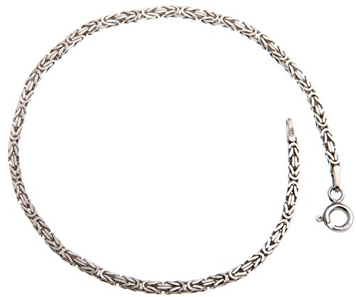 SILBERKETTEN STORE DEIN SCHMUCK ONLINE SHOP Königskette Armband 2mm - 925 Silber - Länge 16-25cm