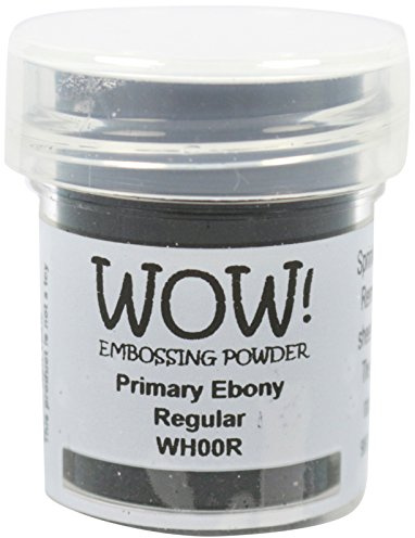 Wow! Embossing Powder 15ml-Primary Ebony