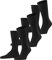 FALKE Herren Socken Airport Multipack M So Wolle Baumwolle einfarbig 3 Paar, Schwarz Black 3000, 45-46