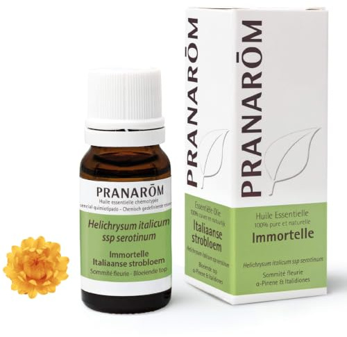 Pranarôm Huile Essentielle Immortelle HECT 10 ml | Favorise la régénération cutanée et soutient la circulation sanguine. 100% pure et naturelle.