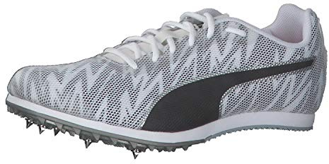 PUMA Unisex Evospeed Star 7 Leichtathletikschuh, Puma Weiß Puma Schwarz Puma Silber, 45 EU