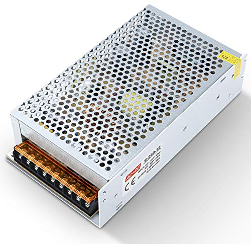 Kingwen Schaltnetzteil 12V 20A Netzteil Adapter Transformator 240W LED Trafo,Netzteil Trafo Schaltnetzteil für LED Streifen,AC 100V / 240V to DC 12V 20A 240W.