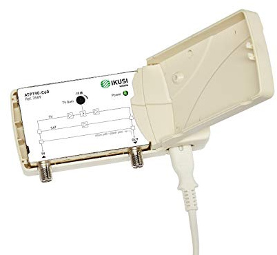 Amplificador Vivienda UHF-Sat 1e/1s LTE 5G Ikusi