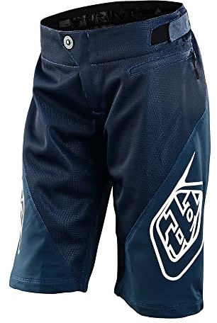 Troy Lee Designs Cycling Mountain Bike Trail Biking MTB Bicycle Shorts for Youth, Sprint Short (26, Navy)