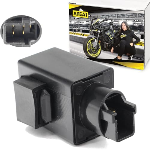 Area1 LED Blinker Relais lastunabhängig 4 Pin kompatibel mit Honda NC700/750 NSA700 CBF1000/F CBR500R/1000RR CBR600/RR/F XL700/1000V VT1100/600 VFR1200F/X NF400/600 CB500/600/1000/1300F/X/R/S NTV