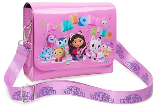 Gabby's Dollhouse Borsetta Bambina - Carina Borsa a Tracolla Ragazza Con Tracolla Regolabile, Regali per Ragazze
