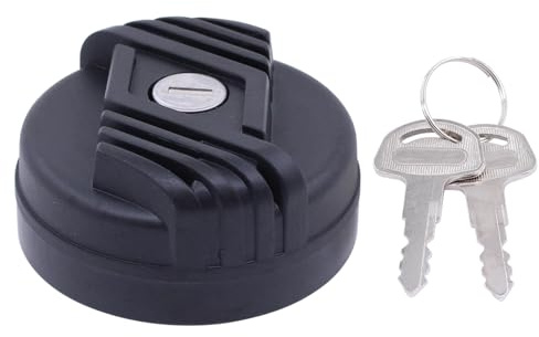 Tankdeckel Kraftstofftankdeckel Tankverschluss Einfüllstutzen Kraftstofftank Kappe Kraftstoffbehälter Verschluss Deckel mit Schlüssel Tankdeckelverschluss abschließbar für Ducato Panda C25 J5 280L