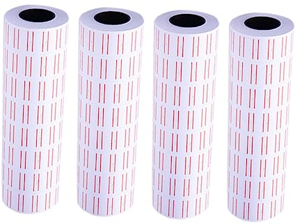 JECOMPRIS 40rollen Preisschilder Papier Selbstklebende Preisetiketten Für Supermärkte Für Heim Und Büroanwendungen