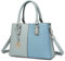 Miss Lulu Handtasche Damen Henkeltasche, Elegante Frau PU Leder Schultertasche, Riemen Top Griff Vintage Weiches Hobo-Taschen, Schultertasche mit abnehmbarem (Blau)